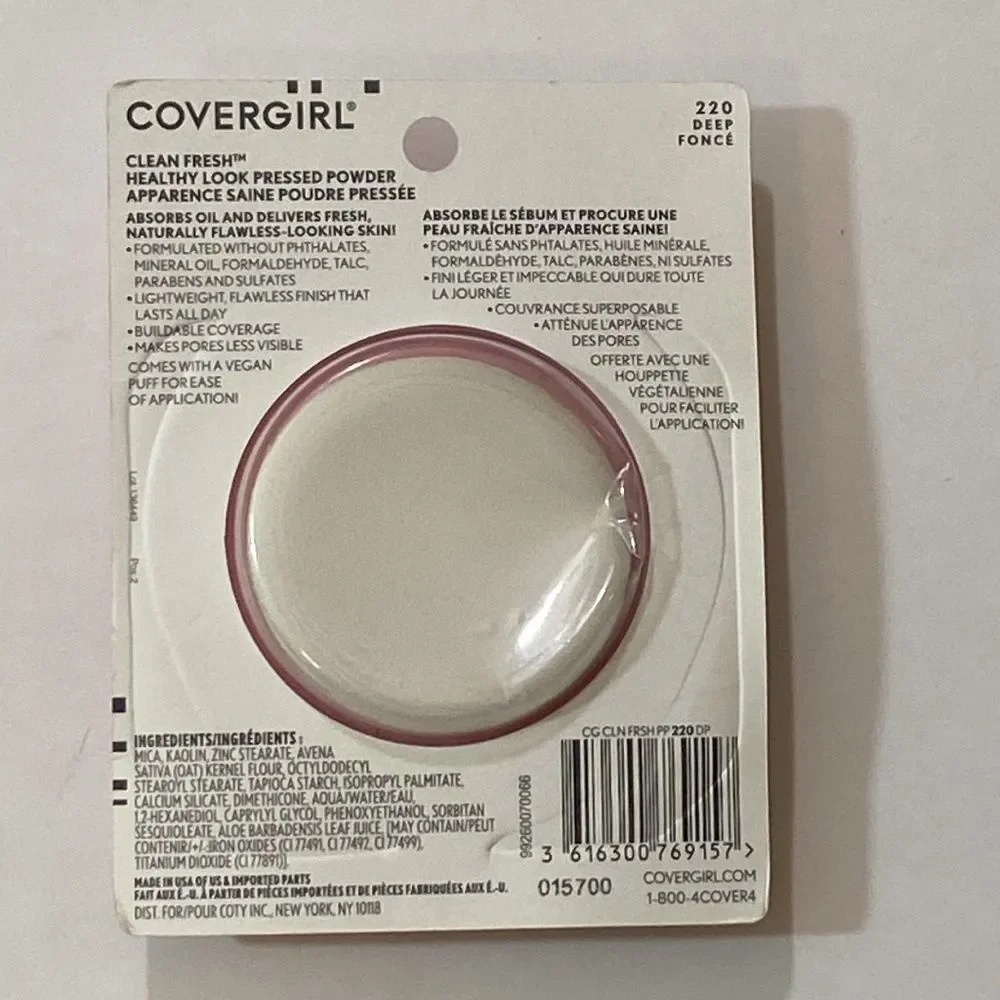 10/$50 1 Covergirl Clean Fresh 220 Deep Fonce